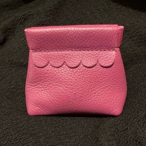 Portland Leather Penny Pouch in Iris